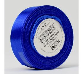 Stuha saten tm.modrá 20mm 15m