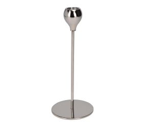 Svietnik na kónic svieč 22cm striebr.//a98810530