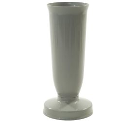 Váza so záťažou 26cm šedá