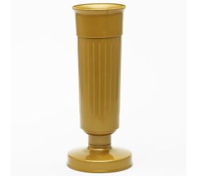 Váza so záťažou 35cm zlatá