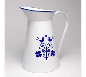 Váza džbán veľký kov modrotlač 4 v26,5x15,5cm super cena