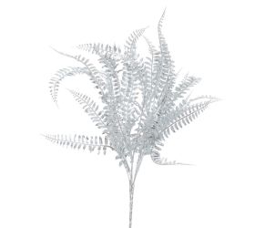 Zápich papraď 42cm strieborná