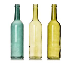 Fľaša sklo zel.mix 7,5xv30cm