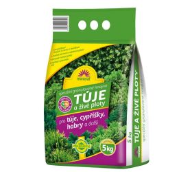 Hnojivo na tuje a živé ploty 5kg - mineral 150/p.voc špeciálna