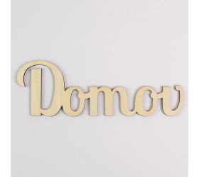 Výrez-domov natur 20x7cm s/3