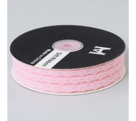 Stuha čipka 30mmx35y ružová