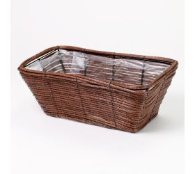 Obal hran.plast hnedý43x22x16cm super cena
