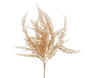 Zápich papraď 42cm zlatá