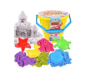 Súprava magický piesok vedierko a formičky/sd