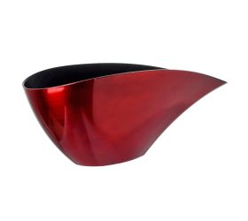 Obal jardiniere červený 38,8*15,5*15/13*7cm