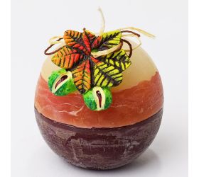 Ovocné s prív.guľa 80 gaštan