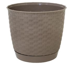 Drlo190 kvetináč ratolla round szlam/mocca 19xh16,5cm/2,8l