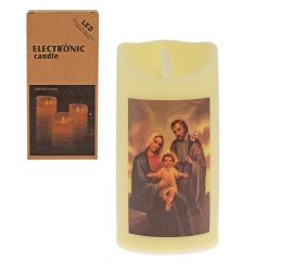 Svet. led svätá rodina 7,5*7,5*15cm