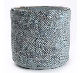 Obal cement modrád18.5*h17.5cm