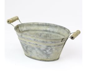 Nádoba plech s uchom 19x14x9