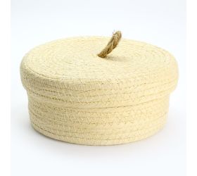 Košík papierové viečko krém malý 18cm