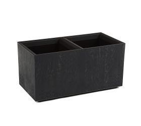 936 obal karo eco rec beton čierny matný 80x40xv40cm/72l