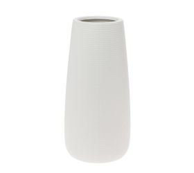 Váza keramika 25x9x13cm biela