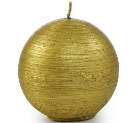 Drapana guľa 80 zlatá