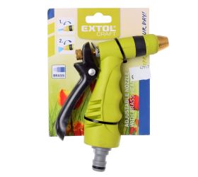 Postrekovač záhrad. plast.-mosadzný, pogum. rukoväť