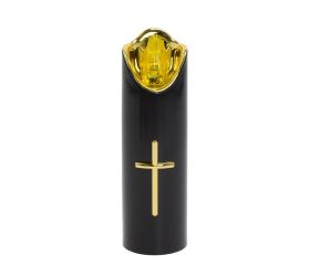 Svet.led rico 17cm čierny zl+