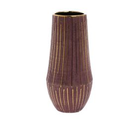 Obal burgunsko/zlatý pr.15/v34cm okrúhly 70905