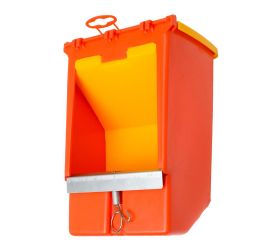 Krmitko na sypké krmivo 3l s násypkou a krytkou, závesné