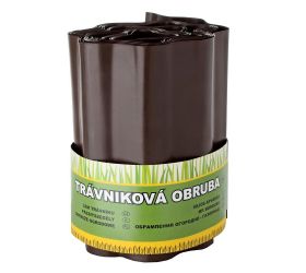 Trávniková obruba hnedá 20cm x 9m