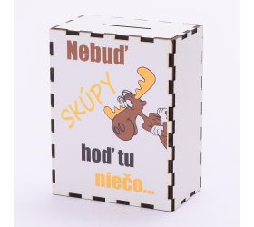 Pokladnička 13x10x6cm