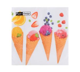 201857 servítky icecream dream 33x33cm