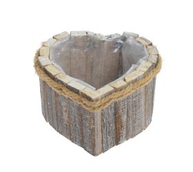 433fl/s obal srdce s drevo 16,5x16,5x10cm