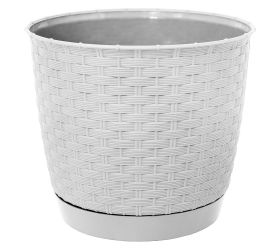 Drlo145 kvetináč ratolla round biely 14,5xh12,7cm/1,2l