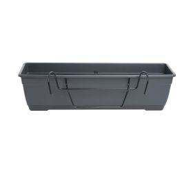 Hrantík birka s držiakom čierny 60x17xv16cm 10l