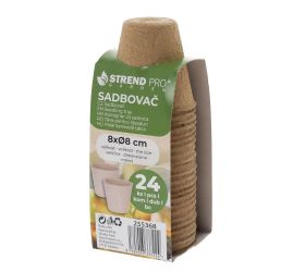 Sadbovač harrison p1008, papierový, 8 cm, 1bal. 24 ks