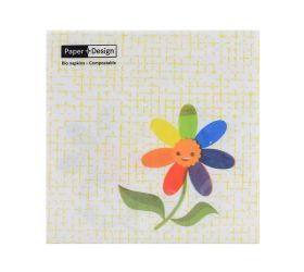 201861 servítky sunny sunflower 33x33cm