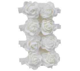 Penová ruža na štipci s/8 3cm