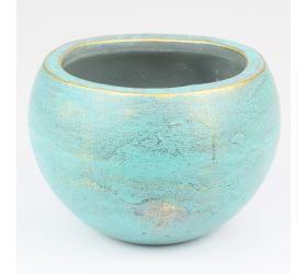 Rustic loft lamp.okrúhly zelený