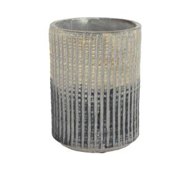 Obal zlato čierne pruhy 14,5xv20cm