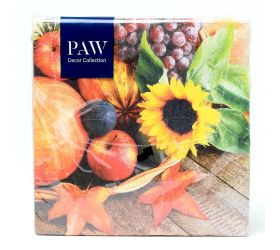 Sdl127200 servítky autumn treasures 3vrs/33x33cm