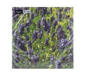 195219 servítky levendel field 33x33cm
