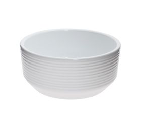 Miska biela s pásmi 30,5xv13cm