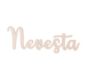 Výrez nápis ,,nevesta,, č.07