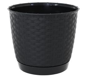 Drlo165 kvetináč ratolla round antracit 16,5xh14,2cm/2l