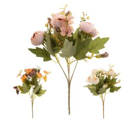 Kytica ranunculus, zeleň mix/3f 31cm