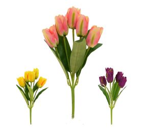 Kytica tulipány, mix/3f 31cm