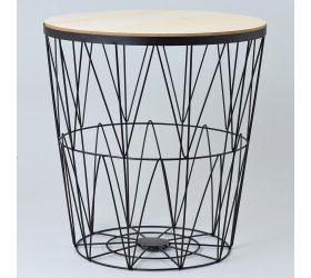 Kovový stolík 38x38x40cm