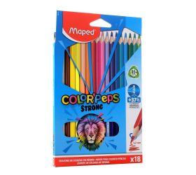 Pevná cena pastelky maped trojhr color/peps/strong 18far