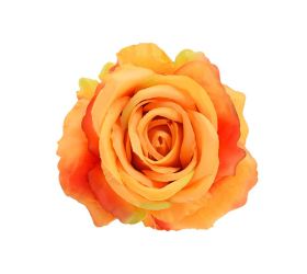 Hlava ruža oranžová priem:10cm bal:12ks