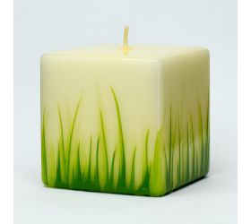 Tráva kvád.75x75 lak ecru