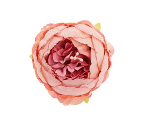 Hlava pivonka staro-ružová 7cm